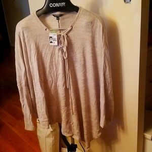 George Oatmeal Soft Top 2X  BNWT